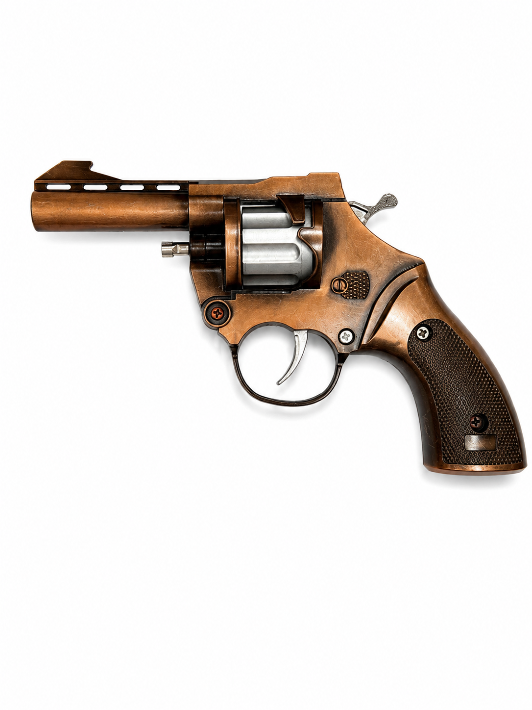 Full Metal Ring Cap Revolver Toy Gun – Vintage Edition
