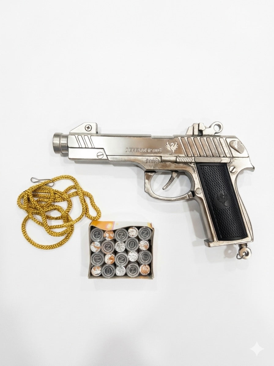 Defender 009 Sound Cork Pistol (Silver)