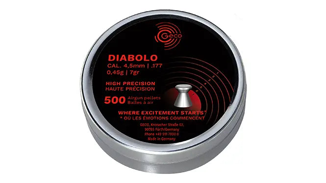GECO DIABOLO, .177 CAL. 4,5 MM