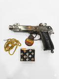 Defender 009 Sound Cork Pistol (Black Silver)