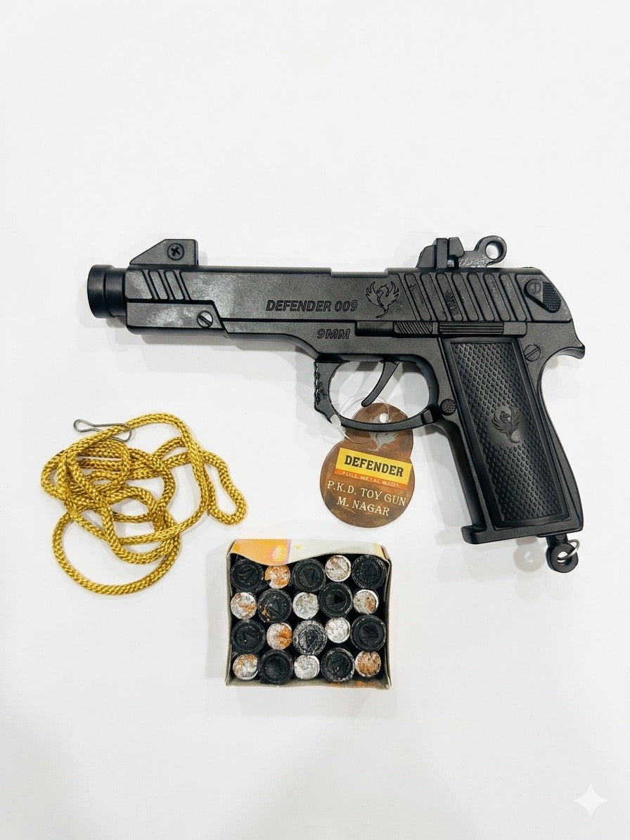 Defender 009 Sound Cork Pistol (Black)