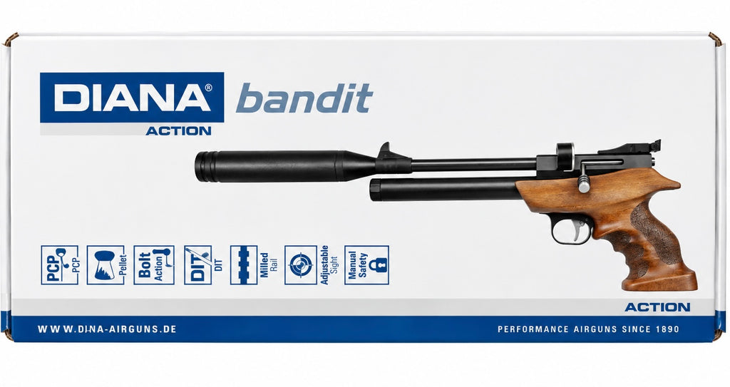 DIANA Bandit PCP Air Pistol – .177 Cal (4.5mm) | Airpistolindia