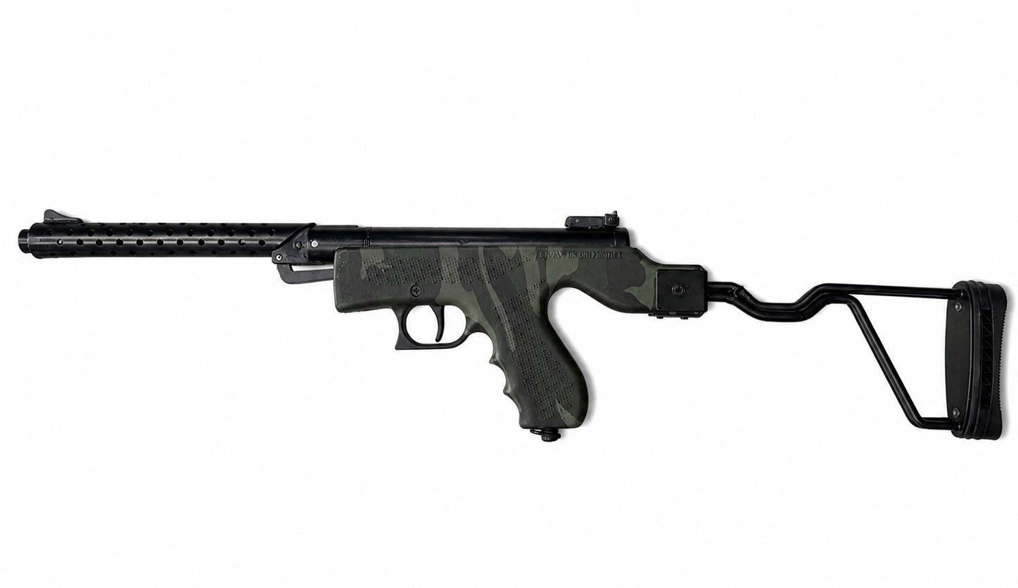 He-Man Airgun Sten Gun Camo .177 Cal Break Barrel Air Rifle by Airpistolindia