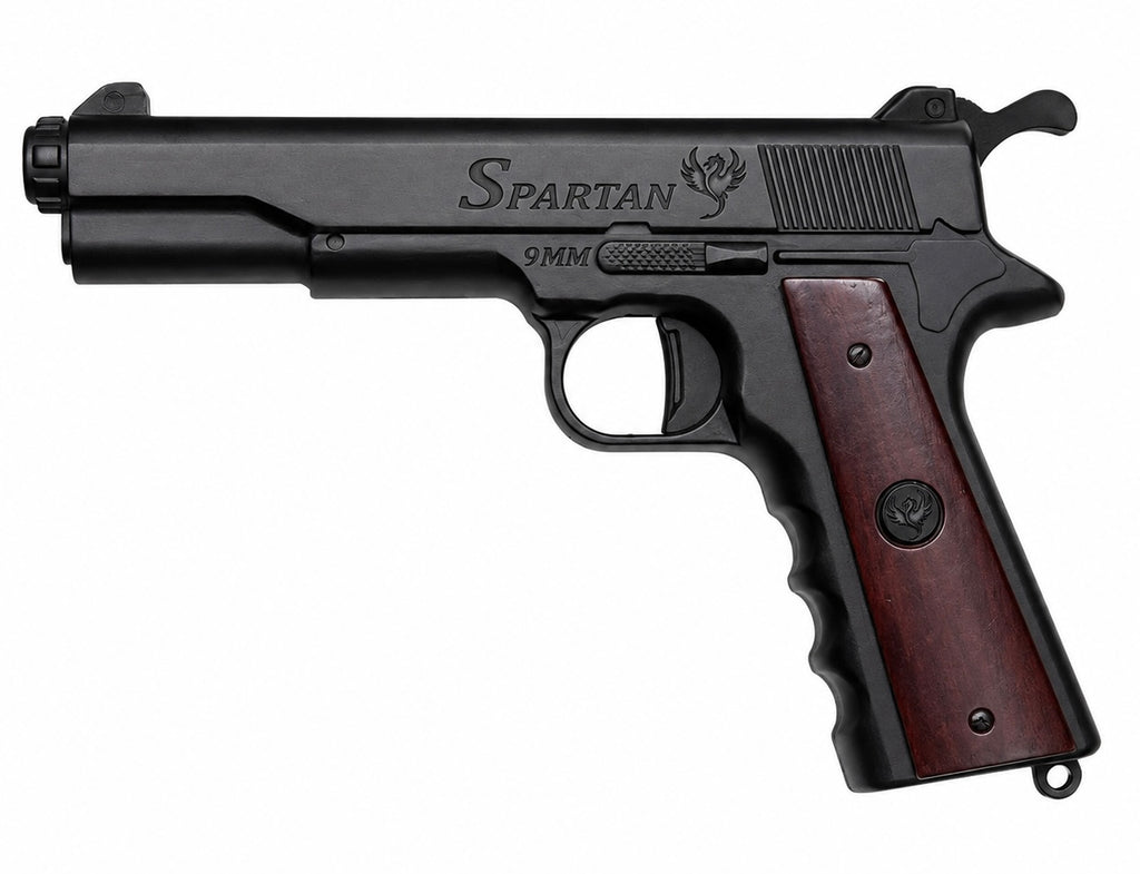 Spartan Full Metal Sound Cork Pistol – Premium Metal Toy Gun with Holster