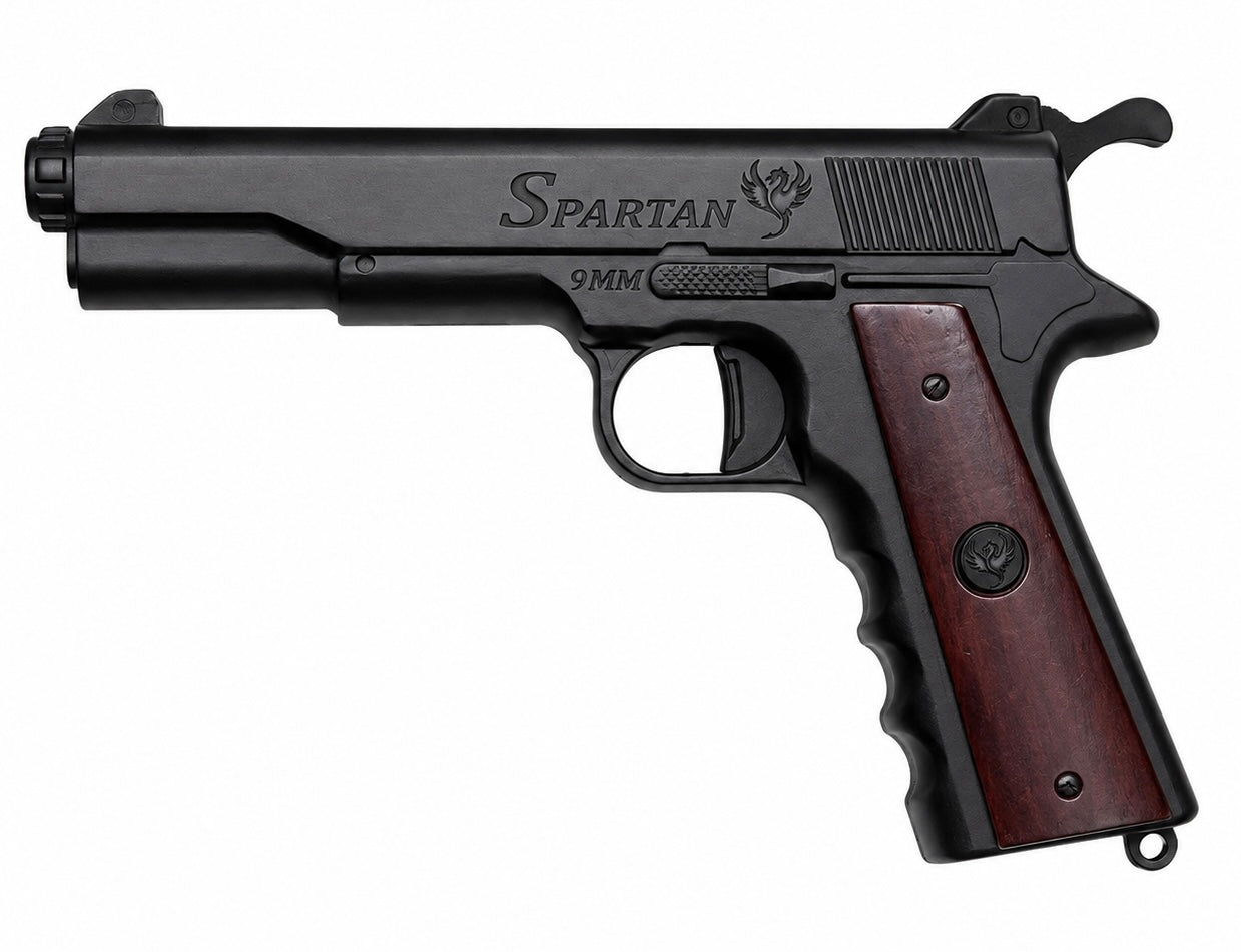 Spartan Full Metal Sound Cork Pistol – Premium Metal Toy Gun with Holster