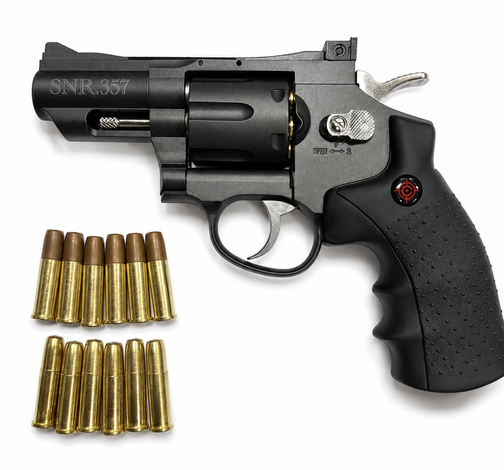 Crossman SNR 357 Pellet And BB .177Cal, 4.5mm Air Revolver By Airpistolindia