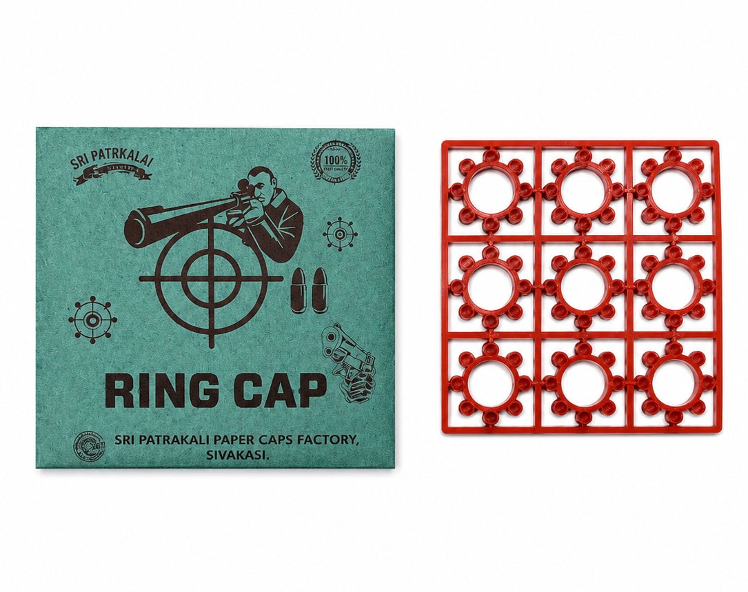 Full Metal Ring Cap Revolver Toy Gun – Vintage Edition