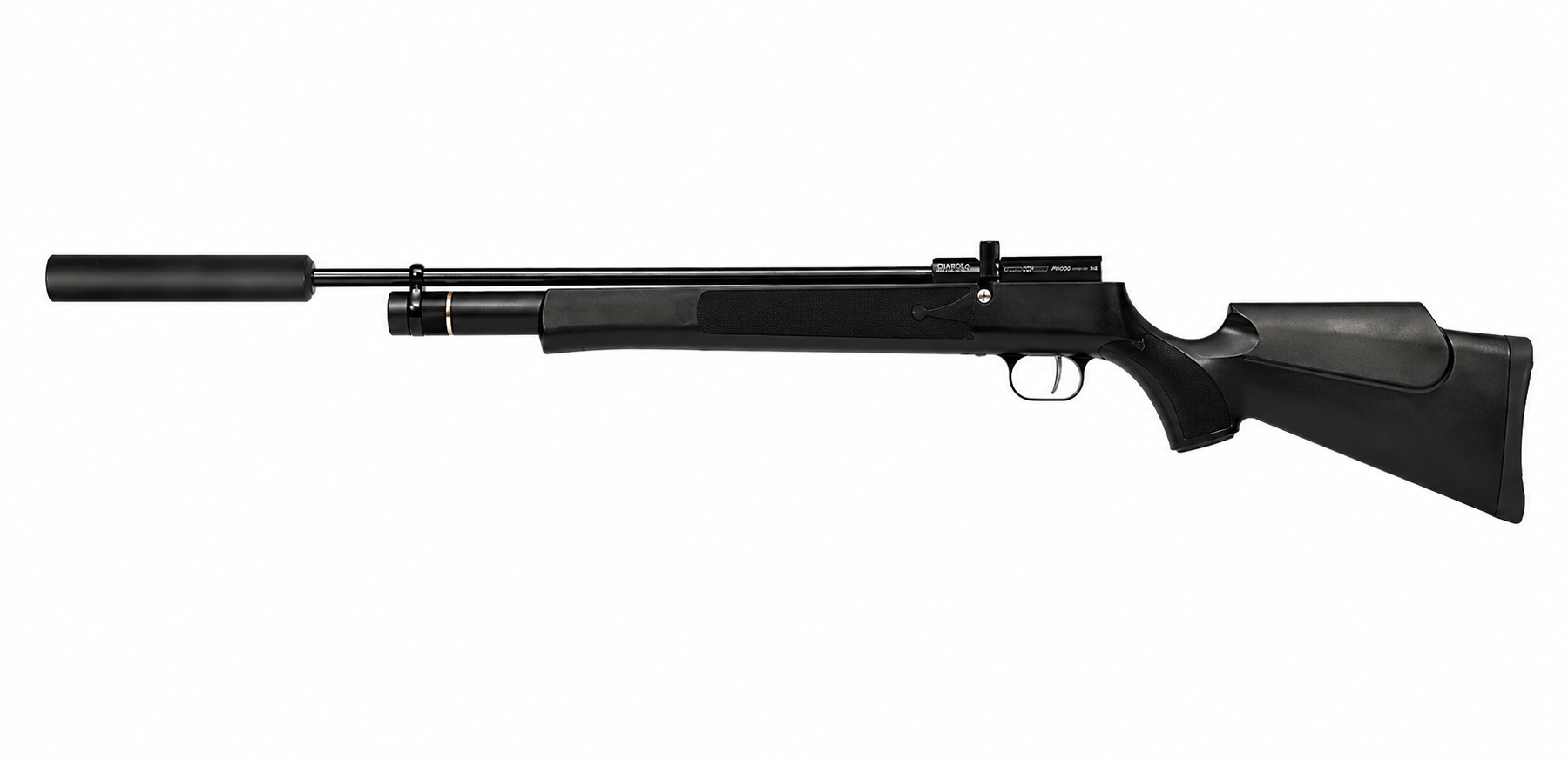 PX100 Achilles Classic X3 Air Rifle (with INTEGRATED SUPPRESSOR) – Black