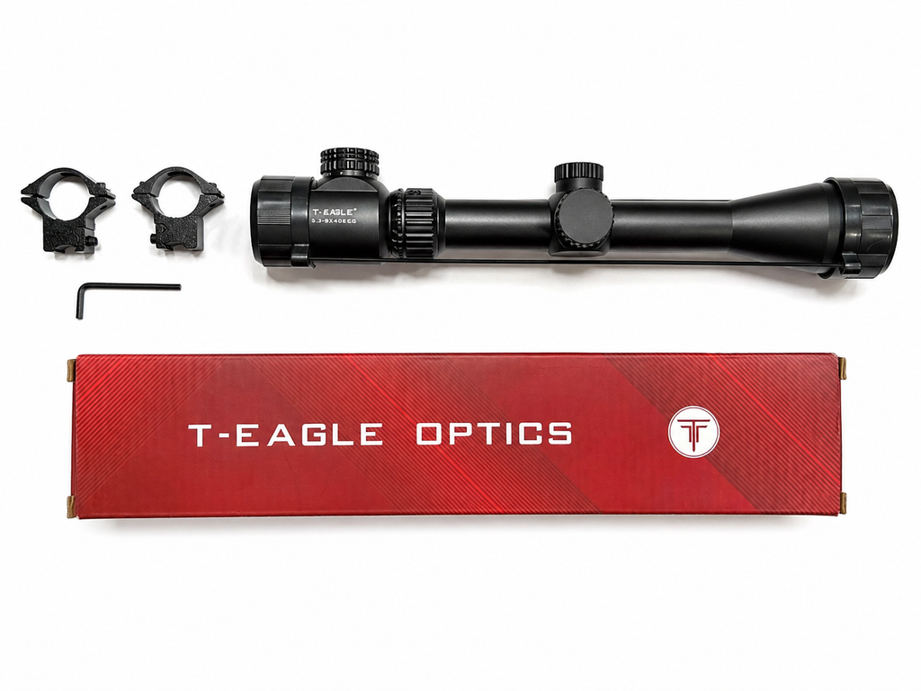 T-EAGLE EOX 3-9X40 EG Compact Hunting Reticle Scope Shockproof Illuminated Scope and Accessories