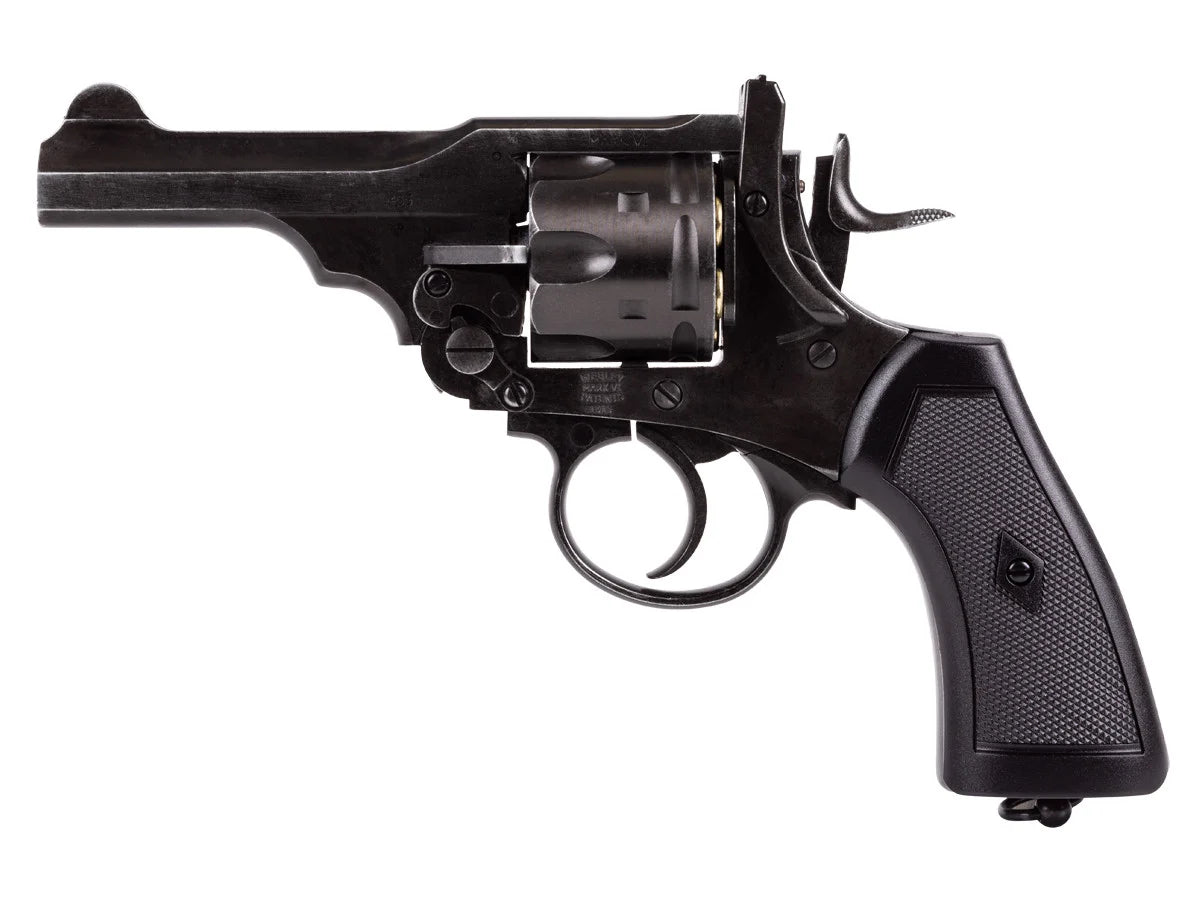 Webley MKVI 4″ Co2 Pellet Revolver | 4 inch barrel |Police model | Aged finish