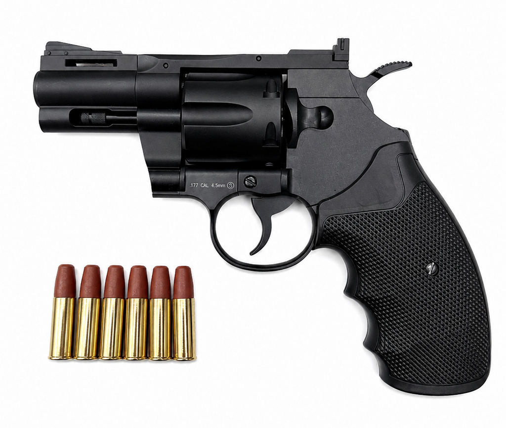 KWC Model 357 2.5 inch Co2 BB Revolver .177