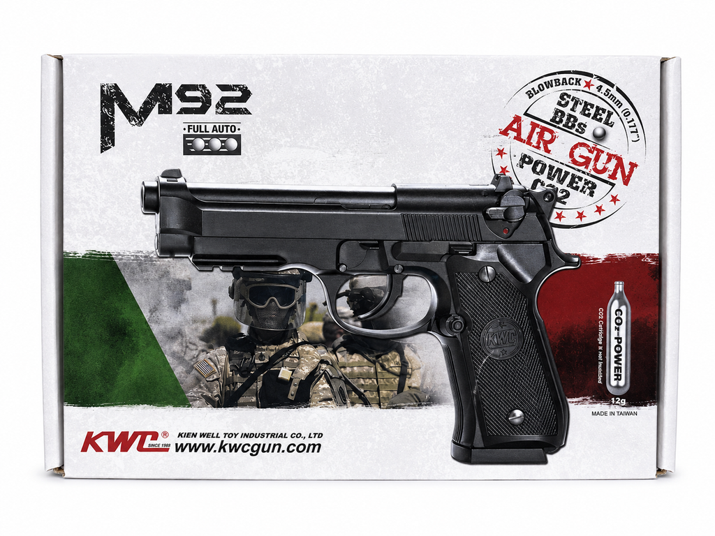 KWC M92 Full Automatic 4.5MM BB CO2 Pistol