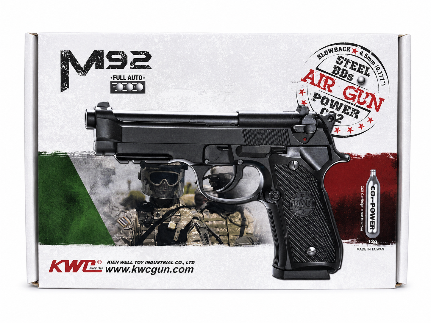 KWC M92 Full Automatic 4.5MM BB CO2 Pistol