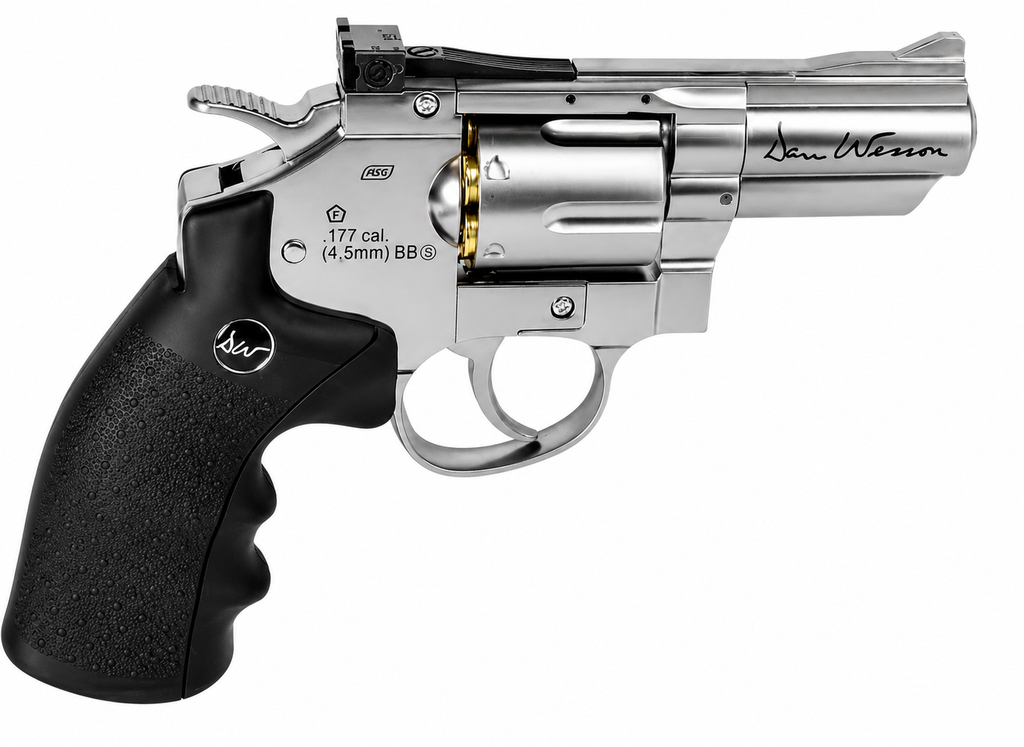 Dan Wesson 2.5 CO2 BB Revolver, Silver - Best in India