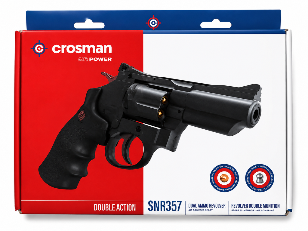 Crossman SNR 357 Pellet And BB .177Cal, 4.5mm Air Revolver By Airpistolindia