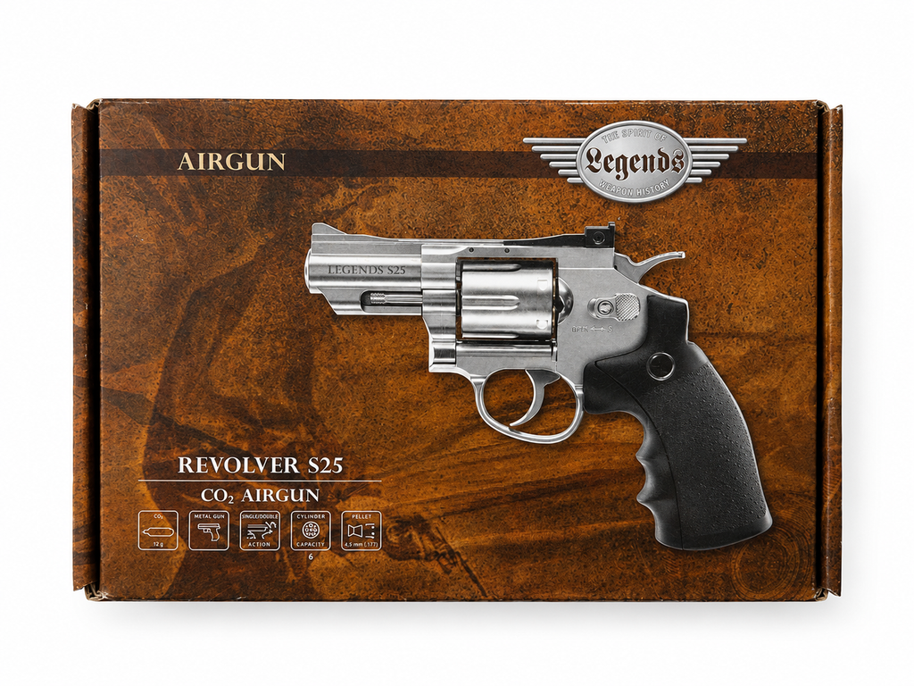 Legends S25 2.5 Inch Pellet CO2 Revolver By Airpistolindia
