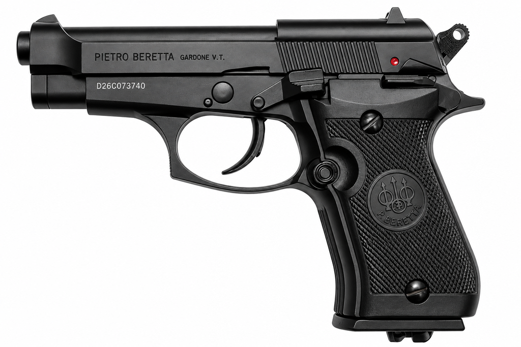Beretta 84FS CO2 BB Air Pistol Left View – Airpistolindia