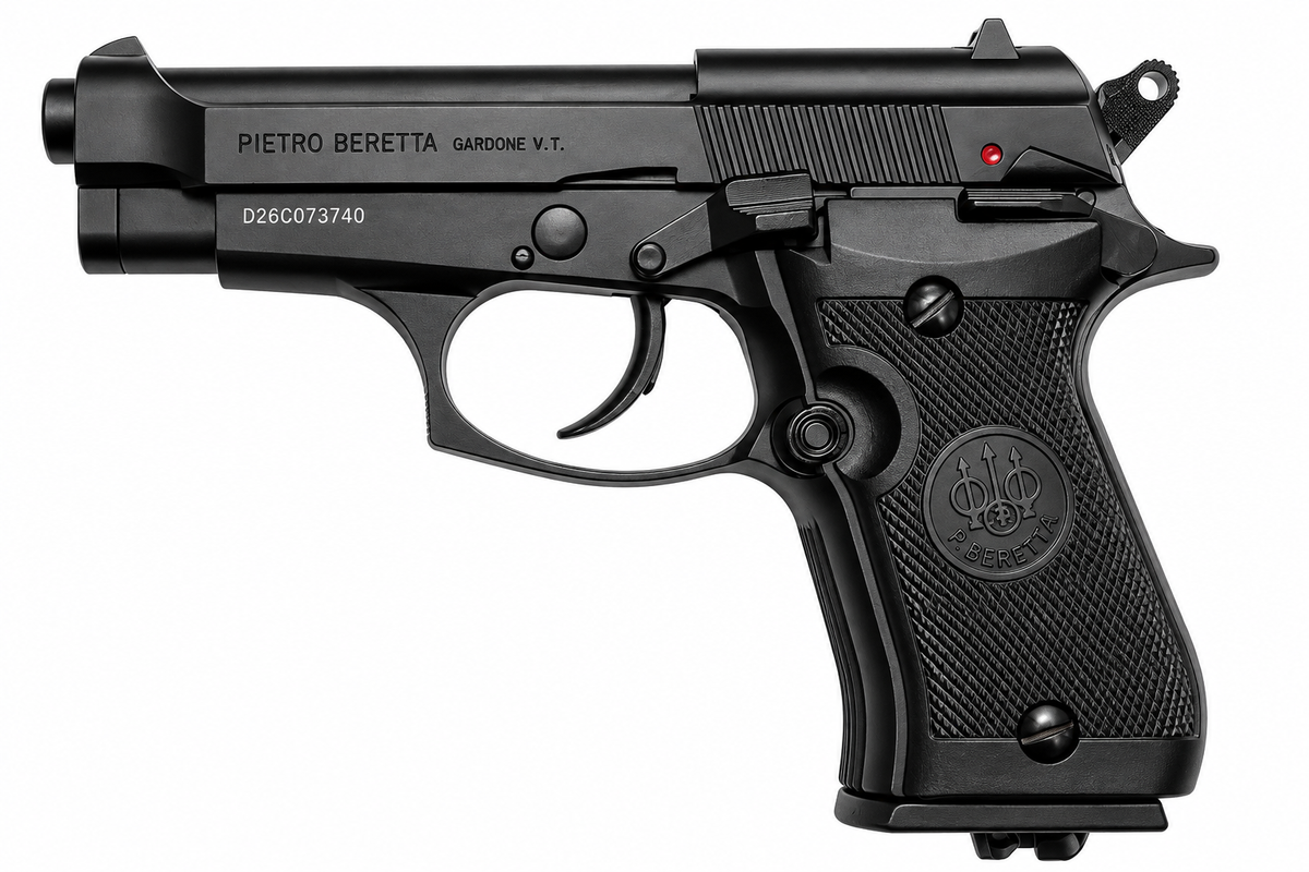 Beretta 84FS CO2 BB Air Pistol Left View – Airpistolindia