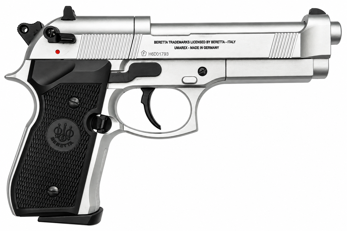 Beretta 92FS .177 Cal CO2 Air Pistol – Nickel Finish | Airpistolindia