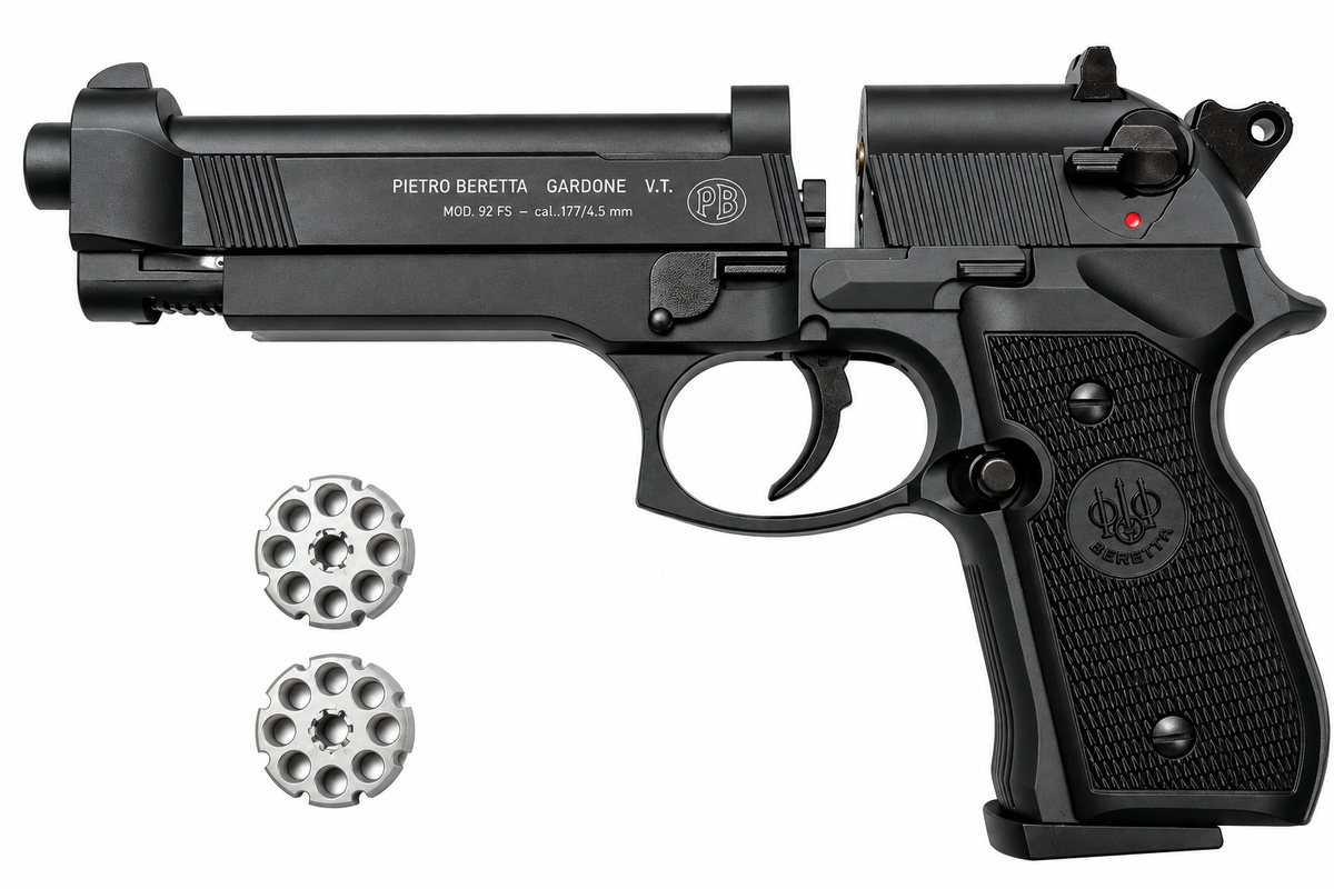 Beretta 92FS .177 Cal CO2 Air Pistol – Black Finish | Airpistolindia